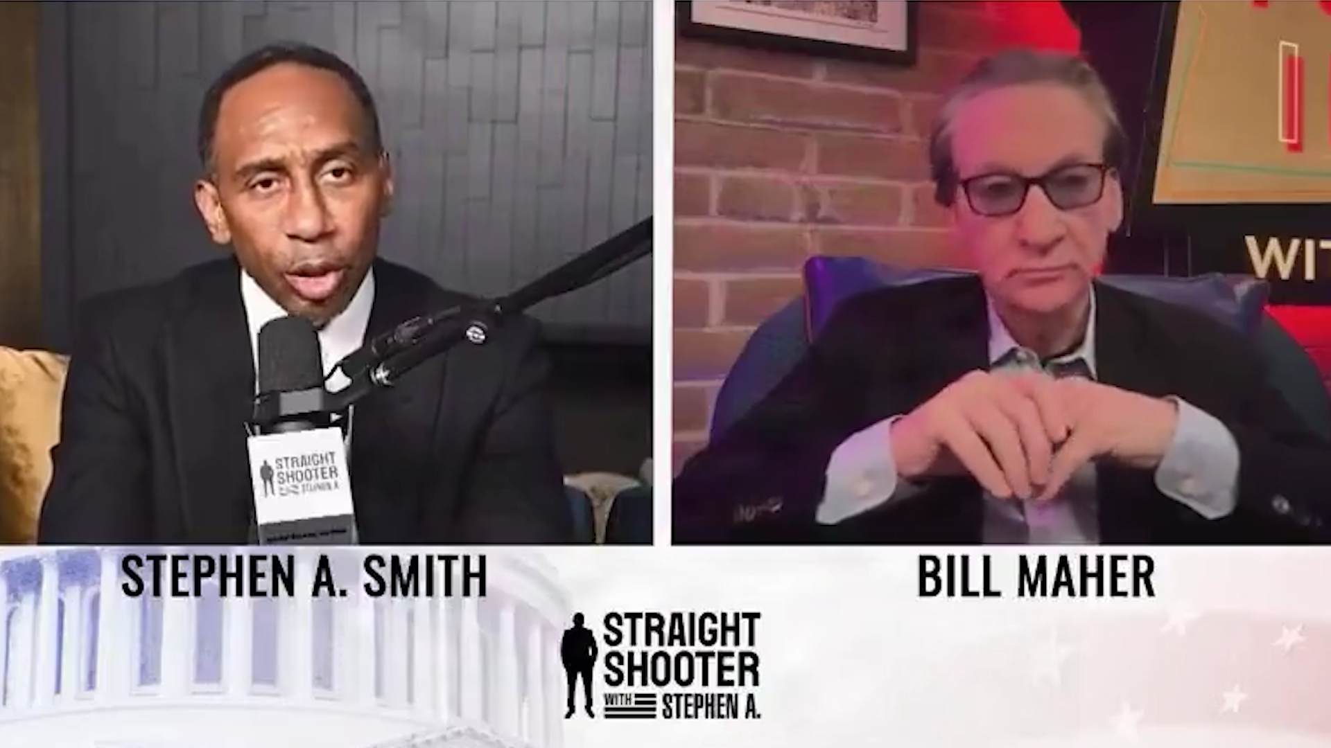 Bill Maher and Stephen A. Smith Slam Schumer